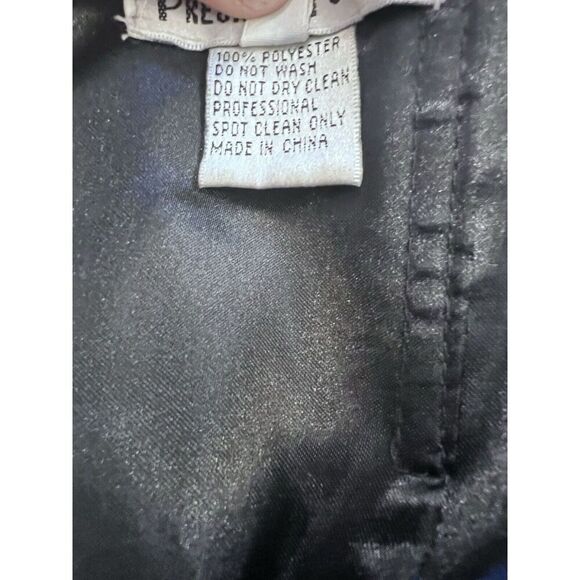 Precious Formals Sequin Mini Dress Sparkle Size 4 Blue Green Black Chunky Stones - Picture 9 of 10